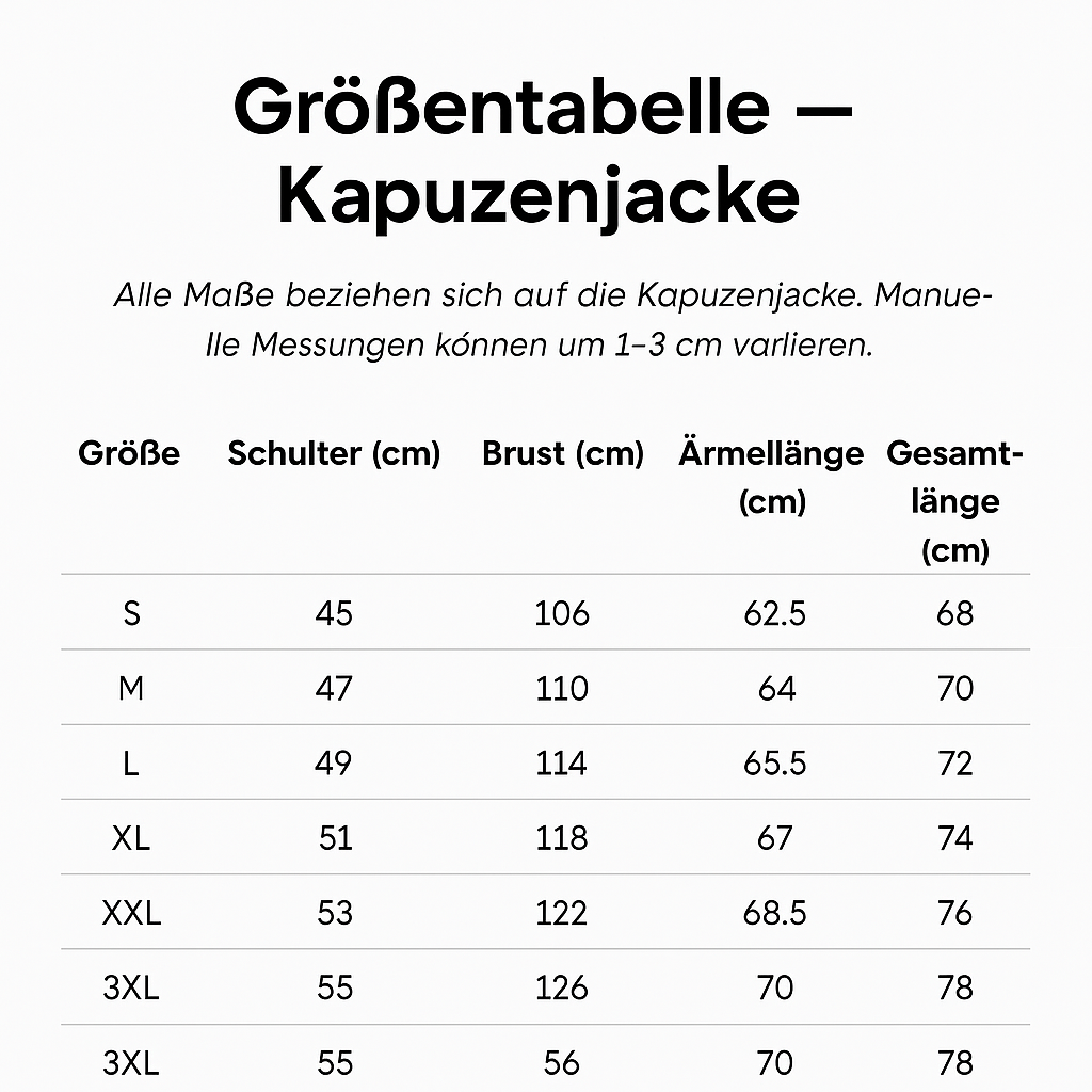 KAPUZENJACKE & JOGGINGHOSE (RÄUMUNGSVERKAUF)